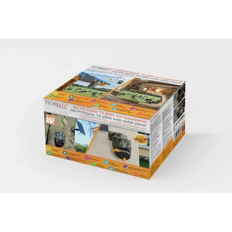 Technaxx 4G PT Dome TX-290 with solar panel