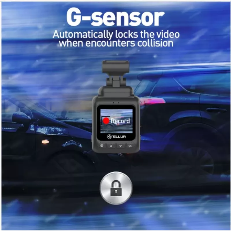 Dash Cam Tellur Dash Patrol DC1 FullHD 1080P Black