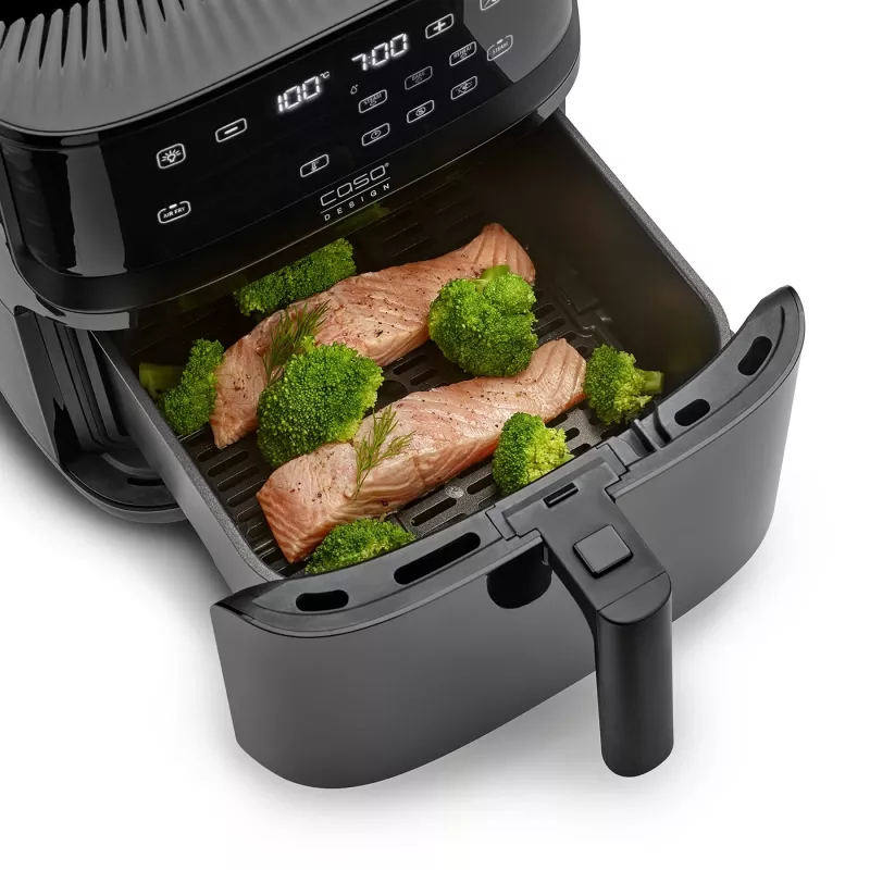 Air fryer Caso Steam and AirFry 700, 1700 W, 7 L, black