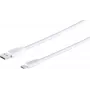 USB cable S/CONN 13-31026 USB 3.2 Gen 1 1 m USB A USB C White