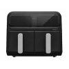 Amica AFM 7020 Double Air Fryer, 8 L, 2400 W, Black