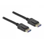 Delock - DisplayPort-Cable - DisplayPort (M) to DisplayPort (M) - DisplayPort 2,0 - 2,0m - Supports 10K 60 Hz (10,240 x 4320) - Black (80262)