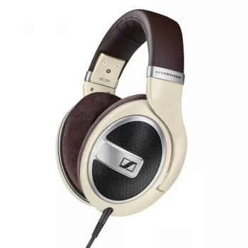 Headphones Sennheiser HD 599 — wired circumaural, 50 Ω, 12–38500 Hz, 1.2 m cable, ivory