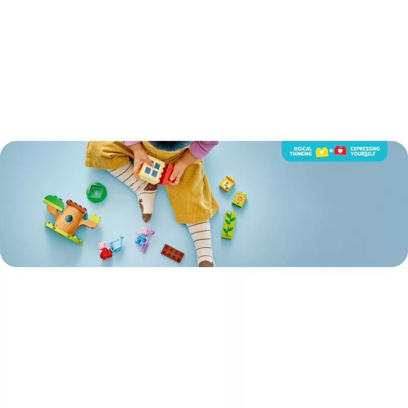 Lego 10431 Duplo Peppa Pig Garden and Tree House Playset