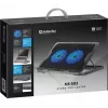Notebook cooling pad DEFENDER NS-503 for 43.2 cm (17 inch) laptops, 2 fans, USB powered, black