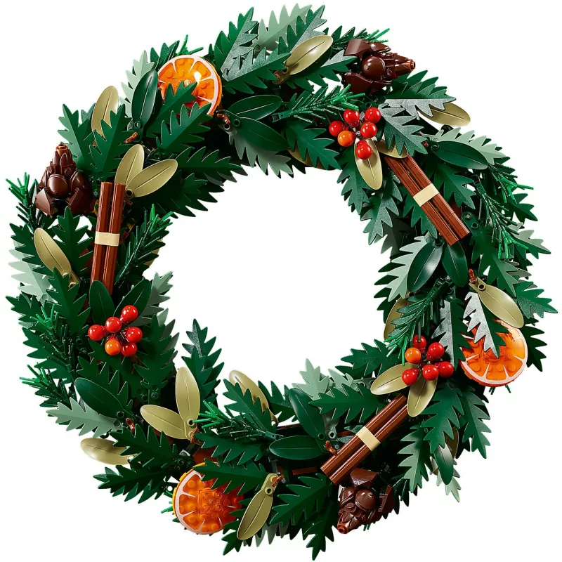 construction toy LEGO 10340 Icons Christmas Wreath