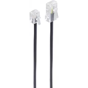 telephone cable ShiverPeaks BS70260 10 m Black