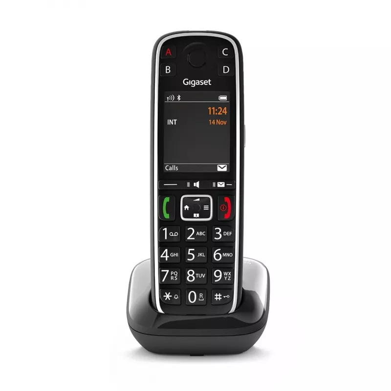 Gigaset E720 Analog/DECT telephone Caller ID Black