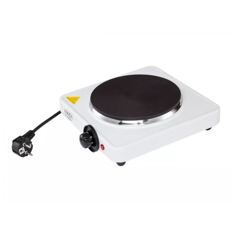 Adler AD 6503 hob White Countertop Sealed plate 1 zone(s)