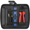 Qoltec Solar Tool Kit Compatible with MC4 Connectors | Crimping Tool + Stripping Pliers
