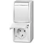 Busch Jaeger 20-02 EWN-54 Socket Outlet CEE 7/3 White (2084-0-0714)