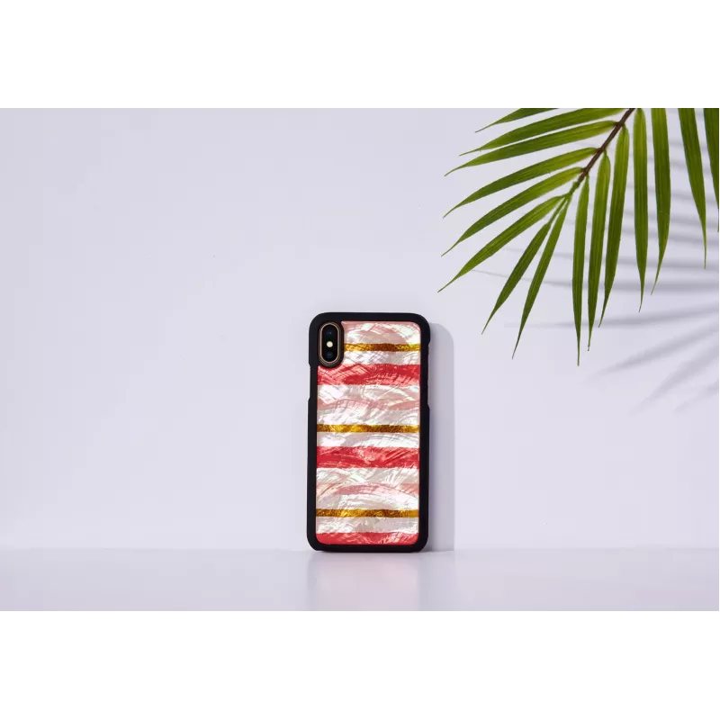 Smartphone case iKins for iPhone XS / iPhone XS Max Short Cake Black protective cover