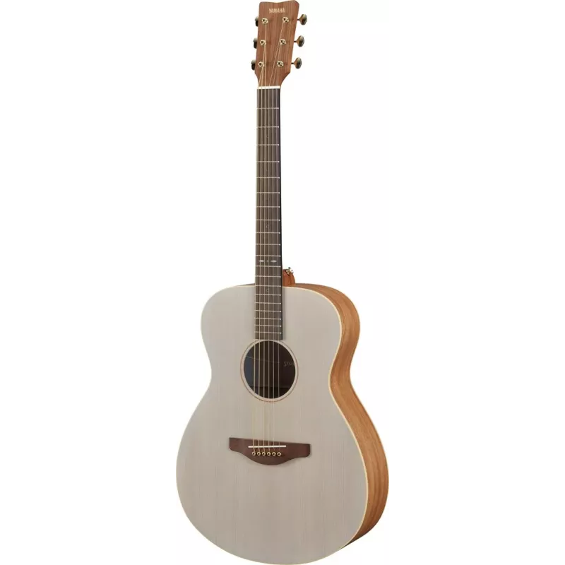 Acoustic guitar YAMAHA STORIA I 6-string, spruce top, mahogany body & neck, 380 mm width, 1021 mm length, Blue White