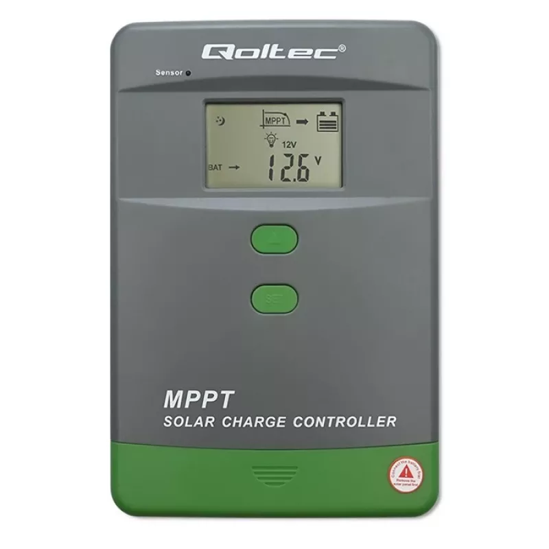 Solar charge controller QOLTEC MPPT 50A 12V/24V with LCD, model 53664