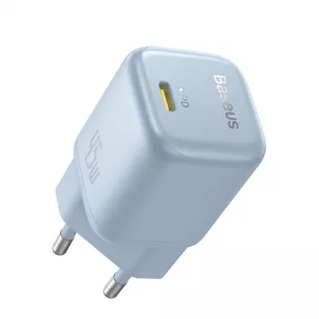 Charger Baseus PicoGo GaN 45W EU plug Blue