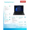 Laptop Lenovo ThinkPad E16 G3 22AY001SPB — Intel Ultra 7, 16.0 inch WUXGA, 16GB RAM, 512GB SSD, Windows 11 Pro, Black, 1 yr warranty
