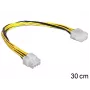 DeLOCK - Power Extension Cable - Internal Power Supply, 8-pin (M) - Internal Power Supply, 8-pin (W) - 30 cm (83342)