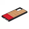 Phone case man and wood Galaxy Note 20 Herringbone Azalea Black