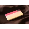 Smartphone case man and wood for iPhone X/XS — pink pie white