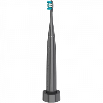 Wireless Tooth Brush, Grey, 3 Brush Heads, 1400mAh, Function: Soft, Clean, Massage, White, Sweep