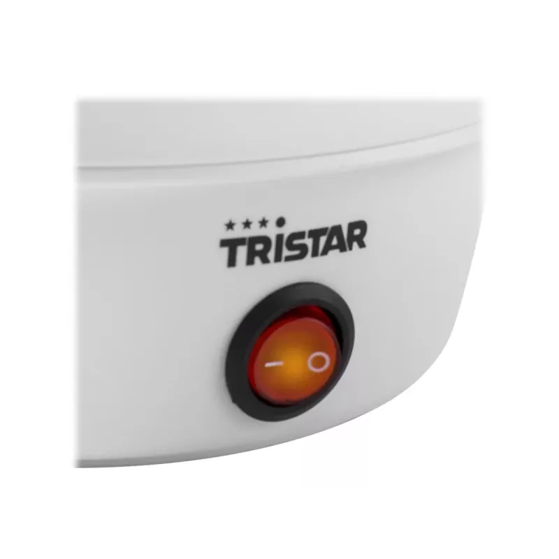 Egg boiler Tristar EK-3074 — capacity 7 eggs, 350 W, transparent/white