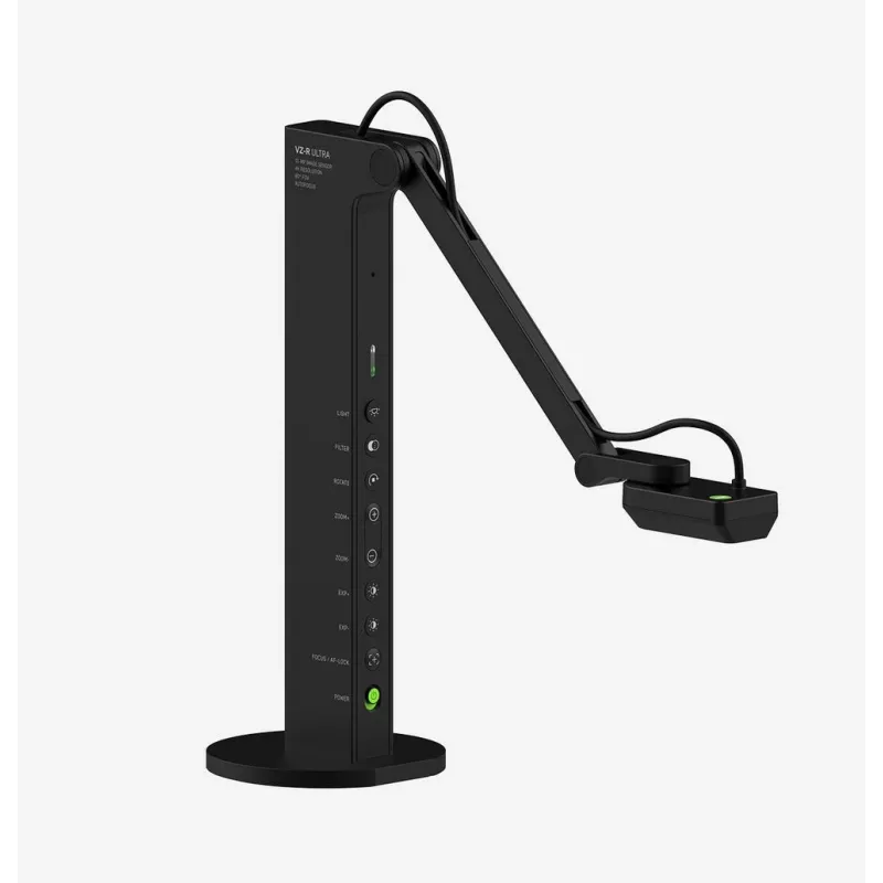 Document camera IPEVO VZ‑R ULTRA (13 MP, 25.4 / 3.06 mm CMOS, USB‑C, HDMI, Black)
