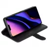 Phone wallet Krusell for Apple iPhone 12 Pro Max — black, folio case with card pocket