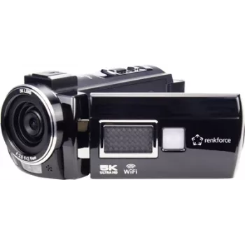 Renkforce RF-DV-200 Camcorder 5K 7.6 cm 3 inch 8 Megapixel Black (RF-6442924)
