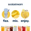 Soda maker SODASTREAM Art Blue Steel — 1 L plastic bottle, 60 L carbonator, 173×245×430 mm