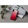Phone case iKins for iPhone XR — pink lake and black two-tone protective cover