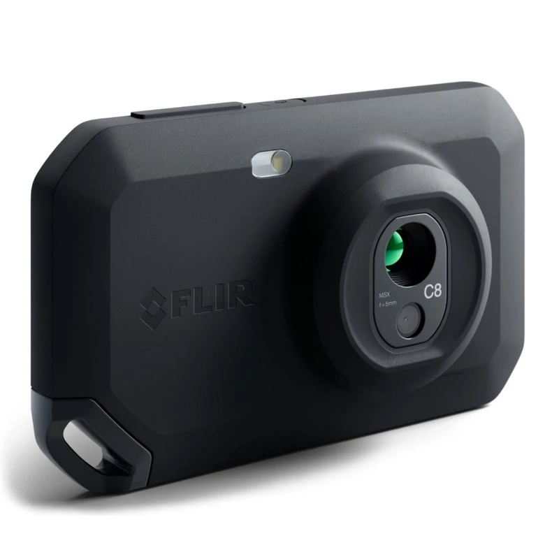 Thermal imaging camera FLIR C8, 320×240 px thermal sensor, 3.5 inch LCD touchscreen, -20–450 °C, IP54, USB-C, 5 MP visible camera
