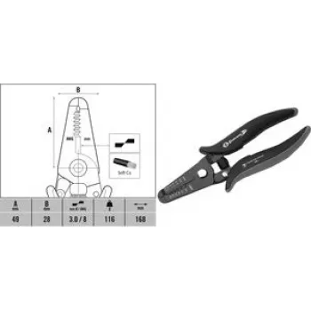 Wire stripper c.k tools T3895 ESD for 0.8–2.6 mm conductors