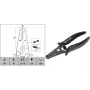 Wire stripper c.k tools T3895 ESD for 0.8–2.6 mm conductors