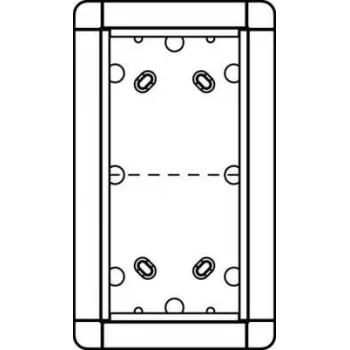 Ritto 18832/20 Portier AP-Frame Silver - Frame - Silver - Surface - 133 mm - 37 mm - 230 mm (1883220)