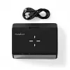 WCACQ30BK, Digital alarm clock, rectangular, black, acrylonitrile-butadiene-styrene (ABS