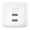 Belkin BoostCharge Pro - Power Supply - GaN - 50 Watt - Fast Charge - 2 Output Ports (2 x USB-C)
