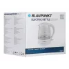 Electric kettle BLAUPUNKT 1 L 1630 W White — glass body, 360° base, button lid