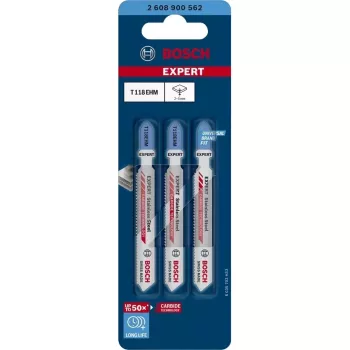 Bosch Expert T118 EHM Jigsaw blade Carbide 3 pc(s)