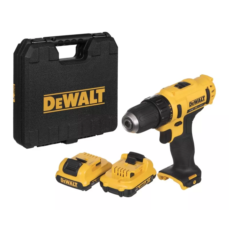 DeWALT DCD Keyless 10.8V Cordless Drill Driver Li-Ion, Euro Plug