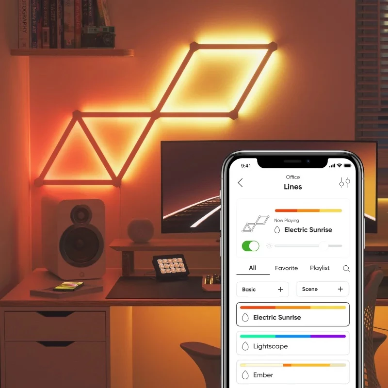 Mood lighting Nanoleaf NL59-K-0002LW-9PK-EU