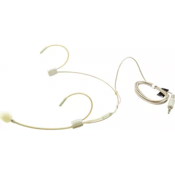 Headset Microphone Omnitronic FAS for Bodypack Transmitter 13063456 — Lightweight Cardioid Design