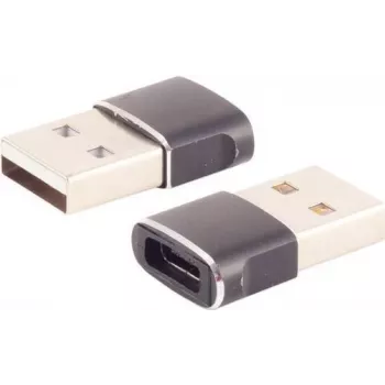Cable gender changer ShiverPeaks BS14-05034 USB A to USB C Grey