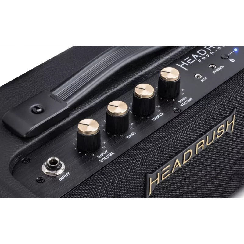 Portable FRFR guitar amplifier HEADRUSH FRFR-GO, 65W, full-range, battery/AC power