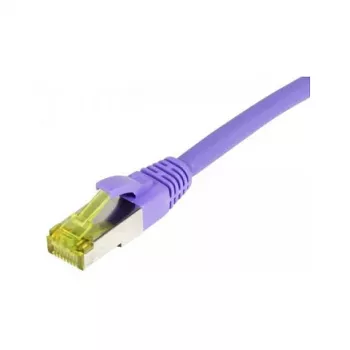 Patch Cable RJ45, CAT6A 500Mhz, 0,5m, lilac, S-STP(S/FTP), TPE/LSZH(Ultraflex), AWG26, with Cat.7 Raw Cable, Synergy 21 (S217762)