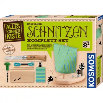 Kosmos Schnitzen Komplett-Set, Experiment kit, 8 yr(s), Multicolour