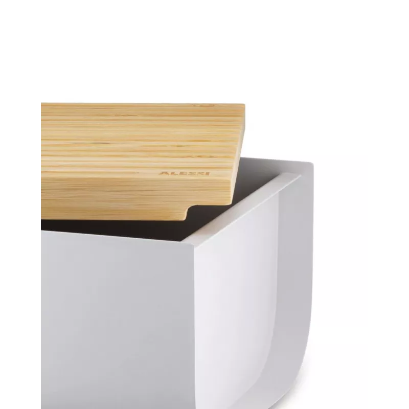 Bread box Alessi BG03WG Grey 340mm width 210mm depth 140mm height