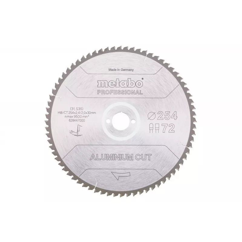 Circular saw blade Metabo 628447000 25.4 cm