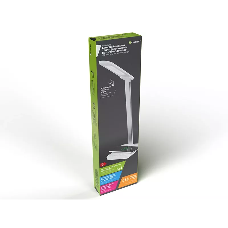 Tracer Luna Desk Lamp with 10W Wireless Charger, LED, 3000-6500K