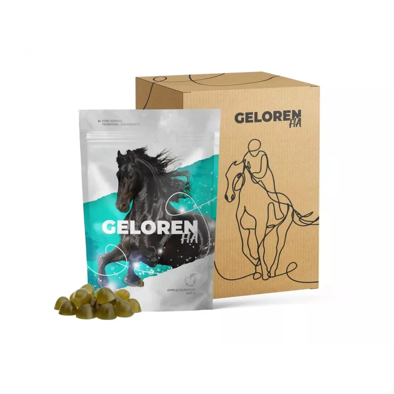 Supplement for horses CONTIPRO GELOREN Horse HA Joints 450 g — joint support with hyaluronic acid, solid sachet