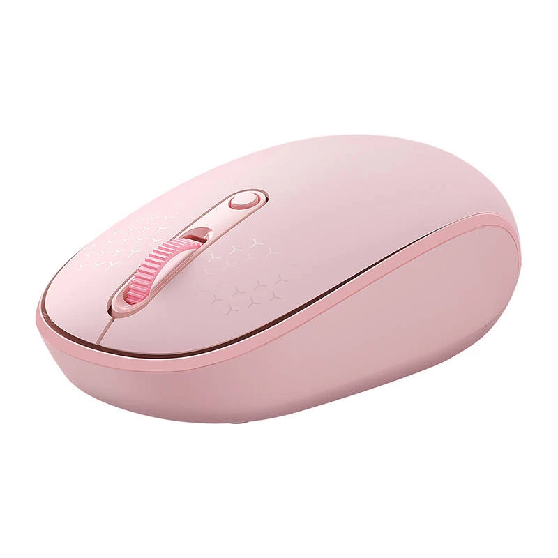 Wireless mouse Baseus F01B Tri-mode 2.4G BT5.0 1600 DPI (pink)